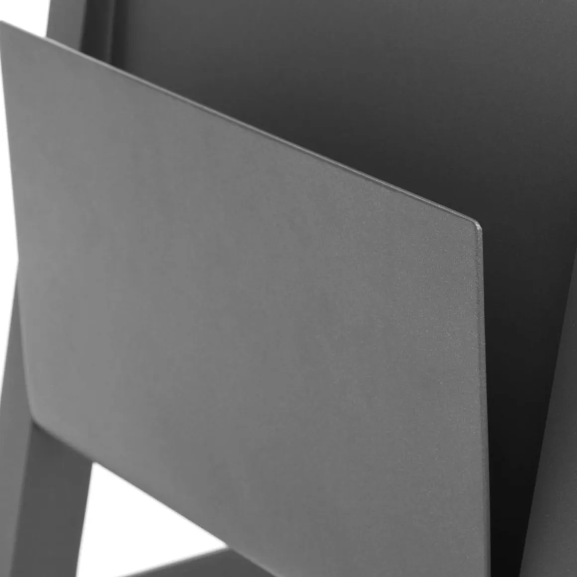 Table d'appoint de jardin carrée ALLURE Graphite
