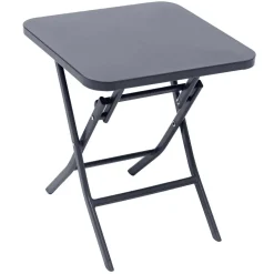 Table d'appoint de jardin carré GREENSBORO Graphite