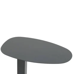 Table d'appoint de jardin ovale VENUZIA Graphite