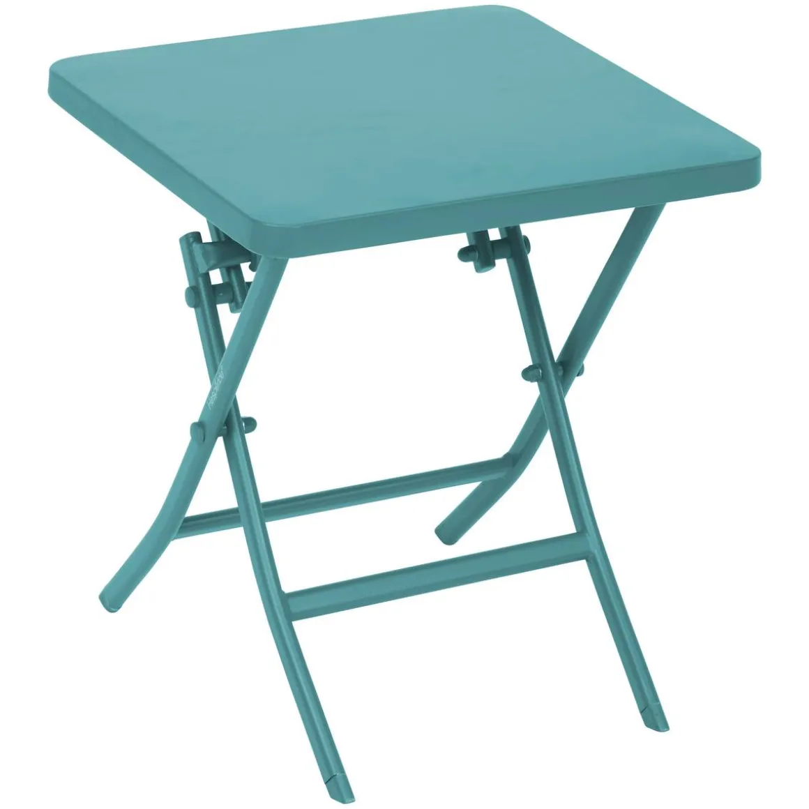 Table d'appoint de jardin pliante carrée GREENSBORO Vert opale