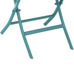 Table d'appoint de jardin pliante carrée GREENSBORO Vert opale