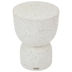 Table d'appoint de jardin ronde TIMANDRA Gris