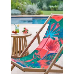 Table d'appoint de jardin ronde OSUNA Acacia