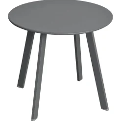 Table d'appoint de jardin rond SAONA Graphite