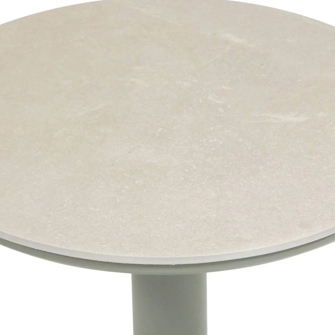 Table d'appoint de jardin ronde SOLETIA Vert laurier