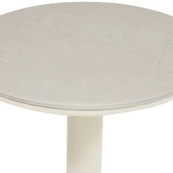 Table d'appoint de jardin ronde SOLETIA Argile