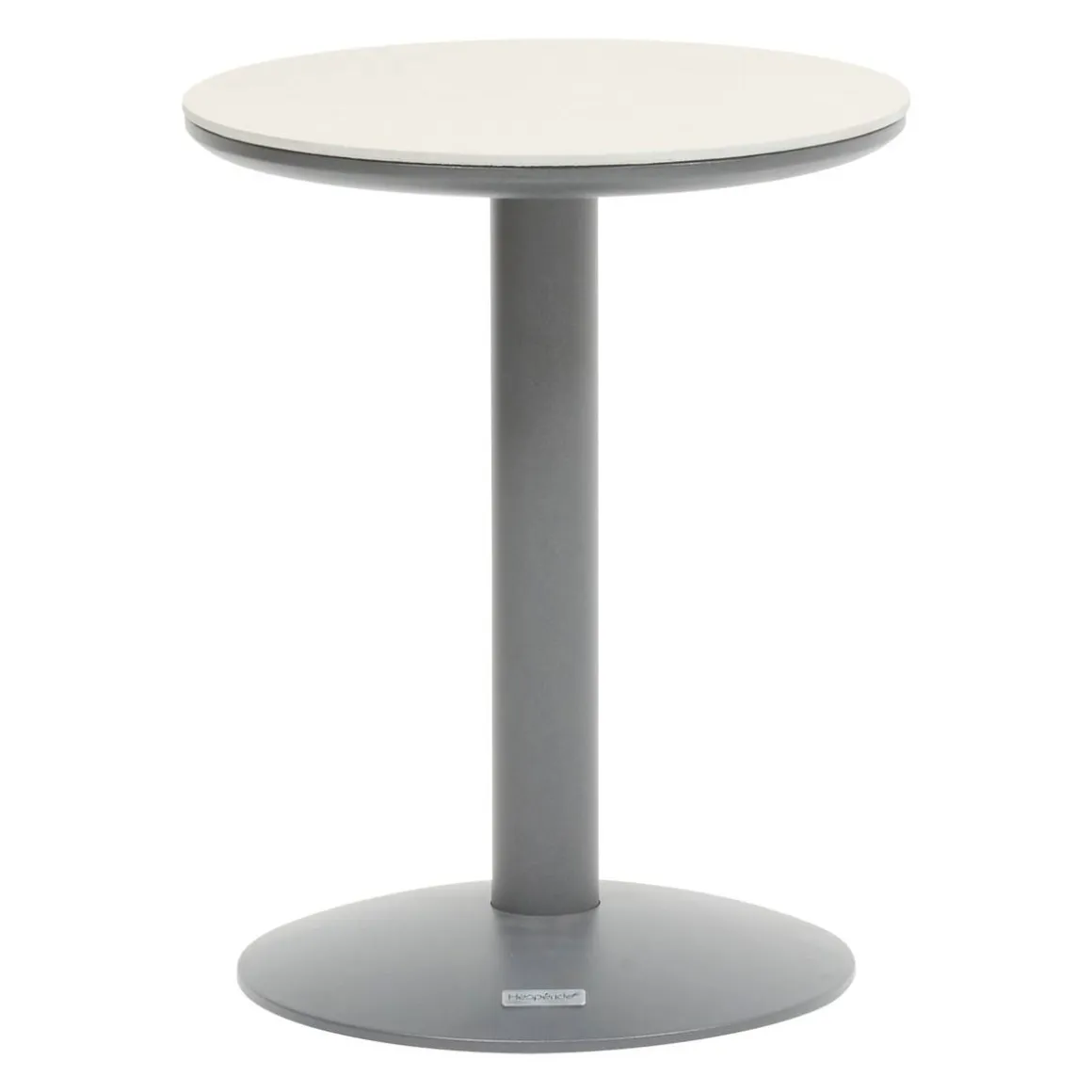 Table d'appoint de jardin ronde SOLETIA Graphite