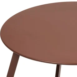 Table d'appoint de jardin ronde SAONA Acajou