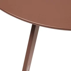 Table d'appoint de jardin ronde SAONA Acajou