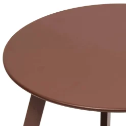 Table d'appoint de jardin ronde SAONA Acajou