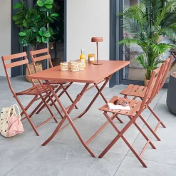 Table de balcon pliante GREENSBORO Acajou