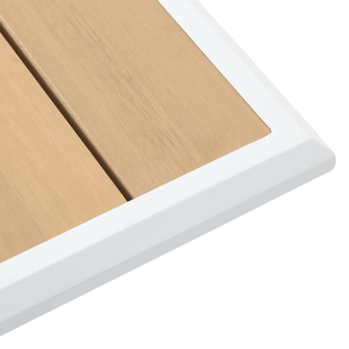 Table de jardin AXIOME Eucalyptus & Blanc