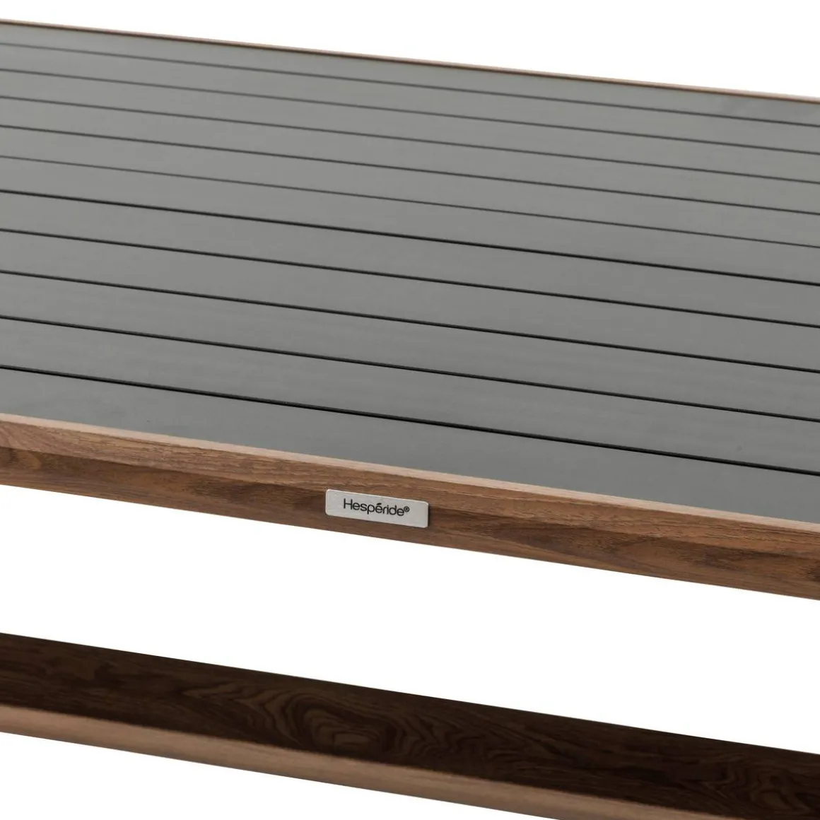 Table de jardin AXIOME Honey & Graphite