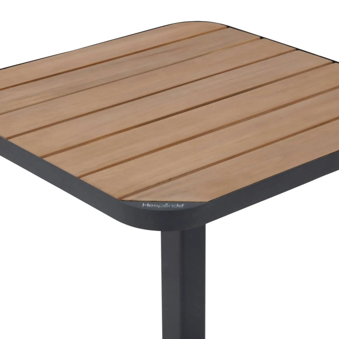 Table de jardin bistro TYLA Acacia & Graphite