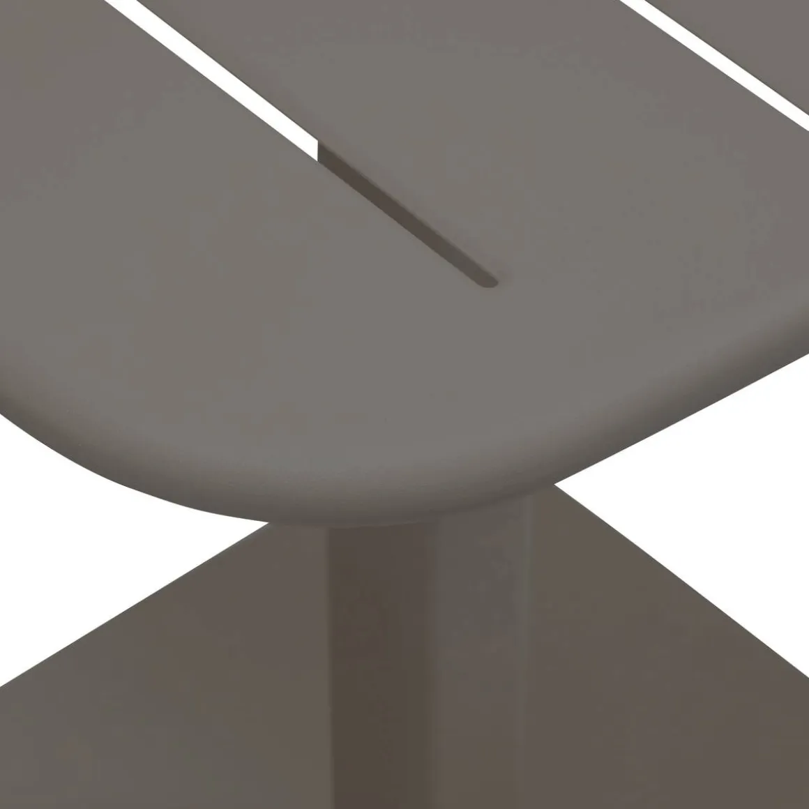 Table de jardin carrée ALEGORIA Café