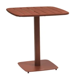 Table de jardin carrée ALEGORIA Acajou