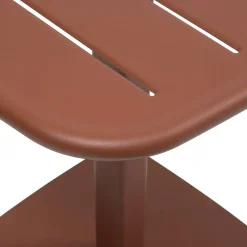 Table de jardin carrée ALEGORIA Acajou