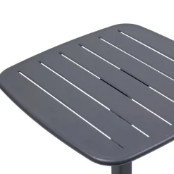 Table de jardin carrée ALEGORIA Graphite