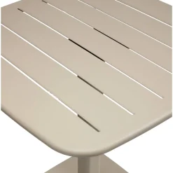 Table de jardin carrée ALEGORIA Argile