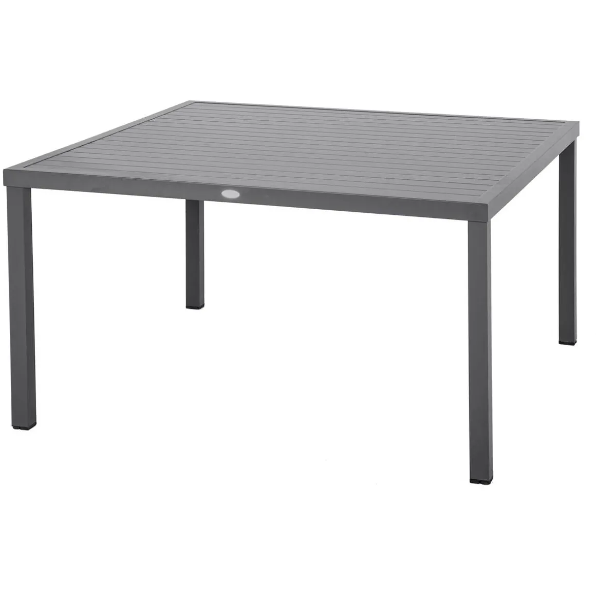 Table de jardin carrée PIAZZA Graphite