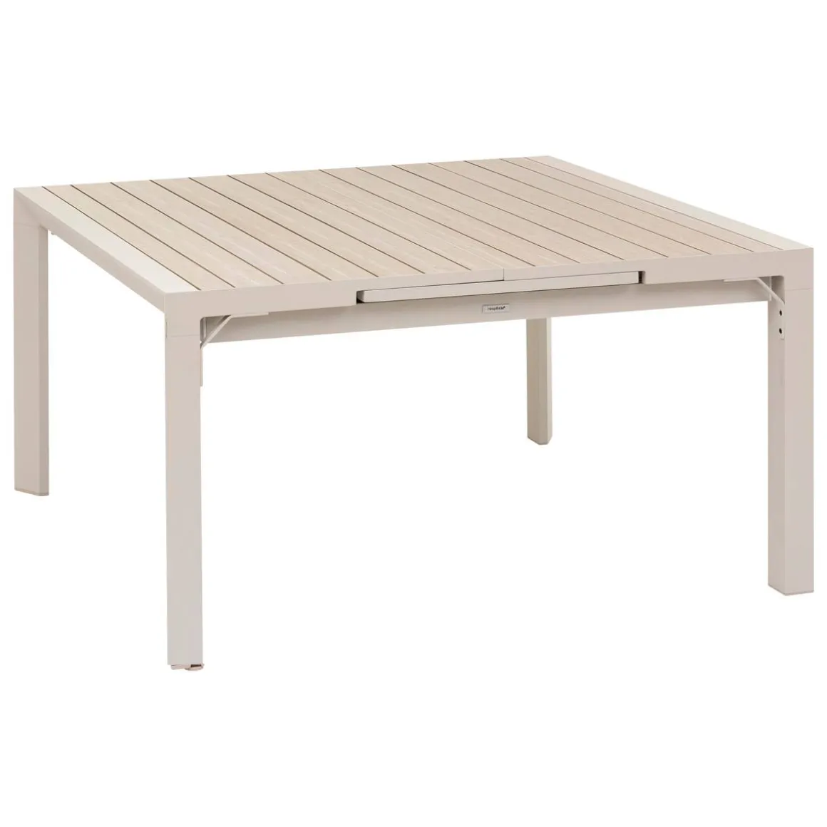 Table de jardin carré EVASION Lin / Argile