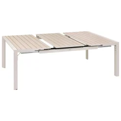 Table de jardin carré EVASION Lin / Argile