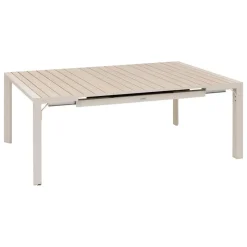 Table de jardin carré EVASION Lin / Argile
