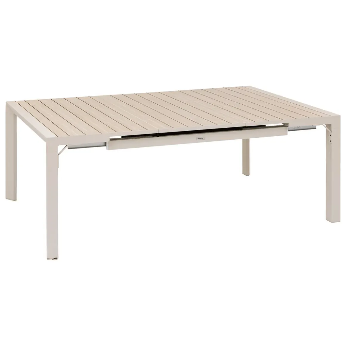 Table de jardin carré EVASION Lin / Argile