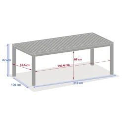 Table de jardin DEONA Acacia