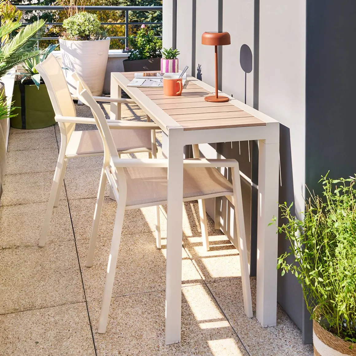 Table de jardin EVASION Beige Lin