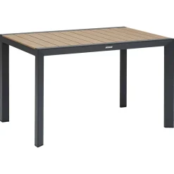 Table de jardin EVASION Effet bois Honey / Graphite