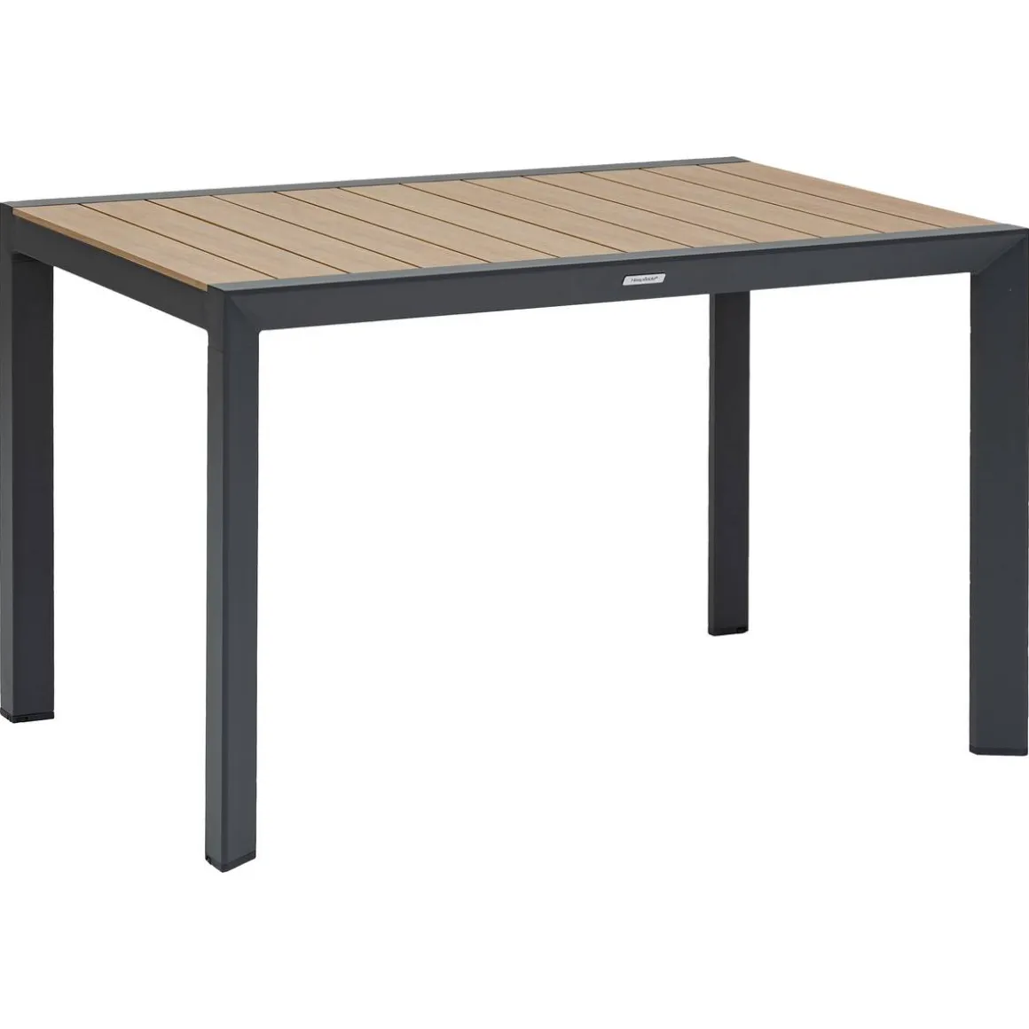 Table de jardin EVASION Effet bois Honey / Graphite