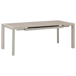 Table de jardin EVASION Effet bois Lin / Argile