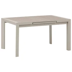 Table de jardin EVASION Effet bois Lin / Argile