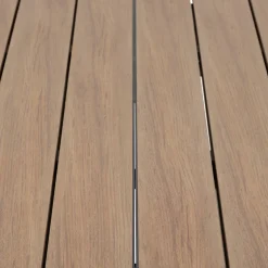 Table de jardin EVASION Effet bois Honey / Graphite