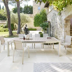Table de jardin EVASION Lin / Argile