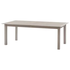 Table de jardin extensible ALLURE Effet bois grège & Avoine