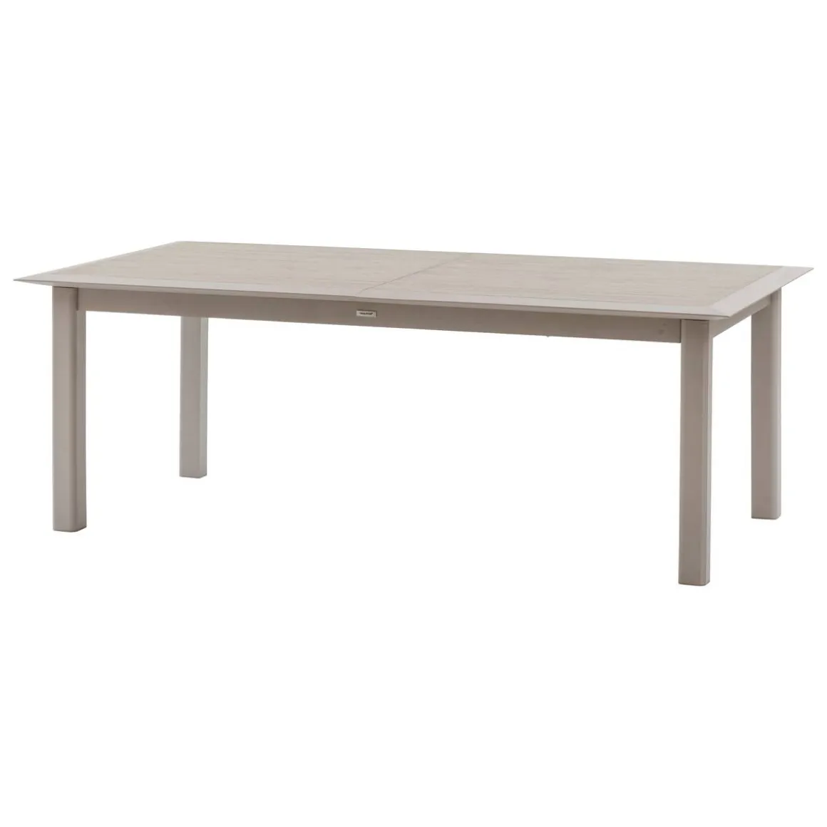 Table de jardin extensible ALLURE Effet bois grège & Avoine