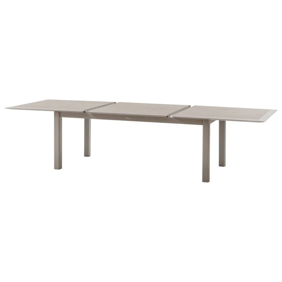 Table de jardin extensible ALLURE Effet bois grège & Avoine