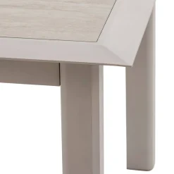 Table de jardin extensible ALLURE Effet bois grège & Avoine