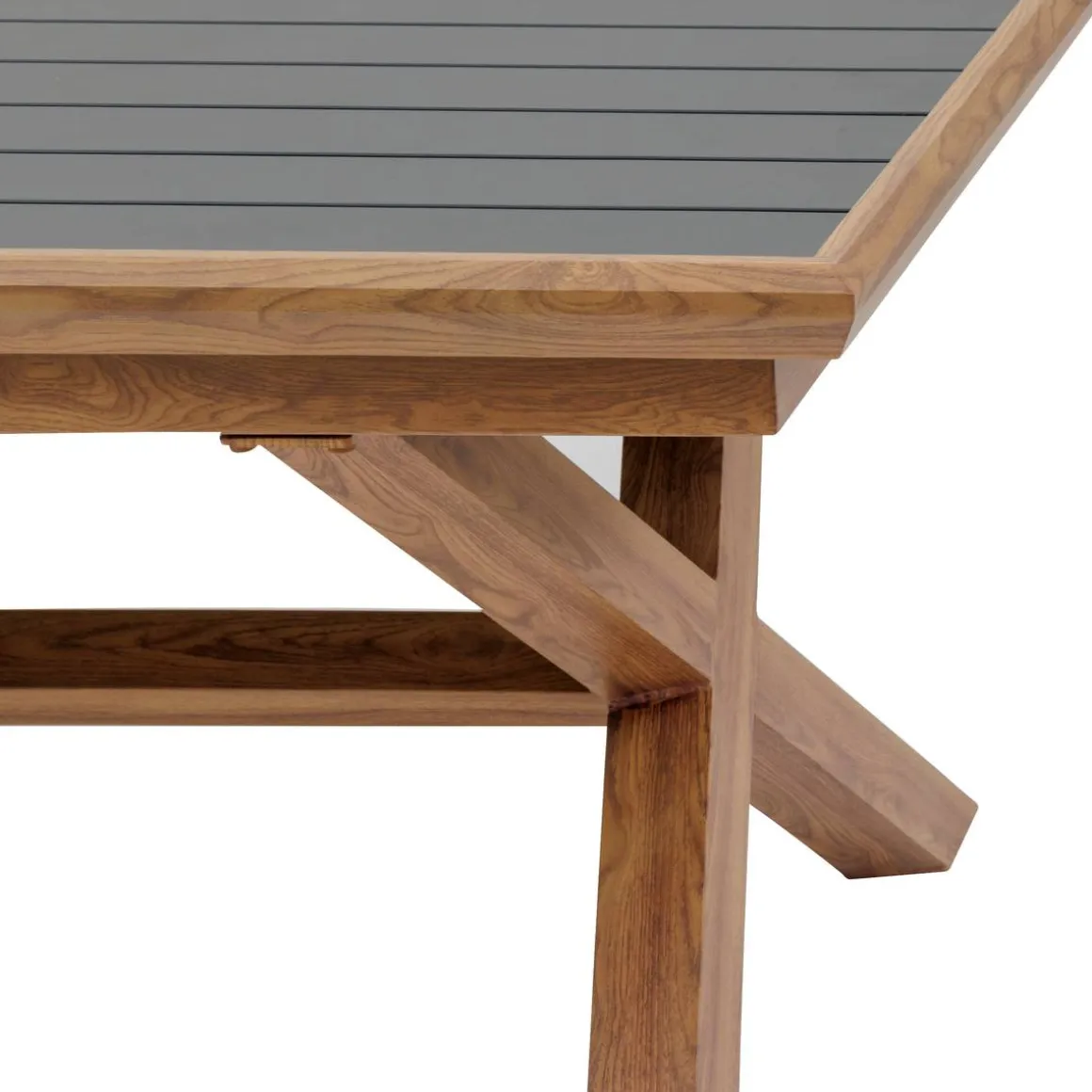 Table de jardin extensible AXIOME Graphite & Honey