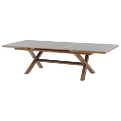Table de jardin extensible AXIOME Graphite & Honey