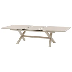 Table de jardin extensible AXIOME Lin & Argile