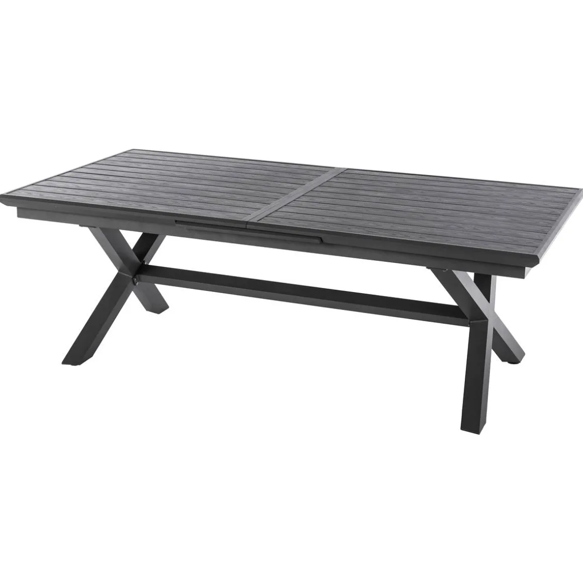 Table de jardin extensible AXIOME Ardoise granitée