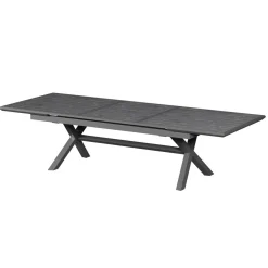 Table de jardin extensible AXIOME Ardoise granitée
