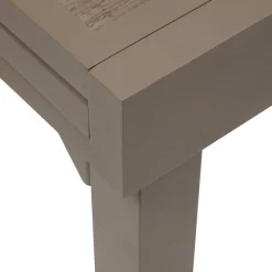 Table de jardin extensible carréee PIAZZA Truffe / Café