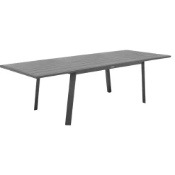Table de jardin extensible PAVANE Graphite