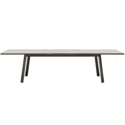 Table de jardin extensible PAVANE Seigle & Praline