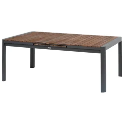 Table de jardin extensible PARADIZE Effet Noyer & Graphite