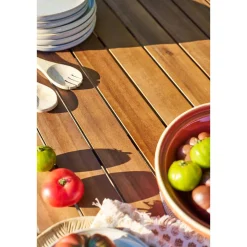 Table de jardin extensible PARADIZE Effet Noyer & Graphite